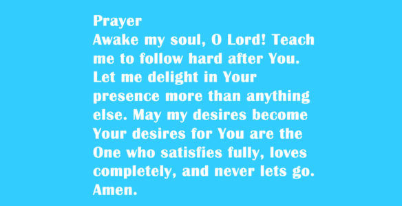 Prayer: awake-my-soul