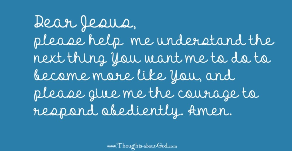Dear Jesus, please help me...