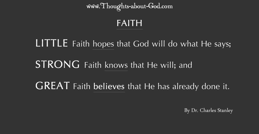 Faith - What is Great Faith?