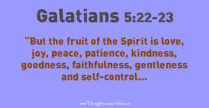 Fruit of the Spirit Galatians 5