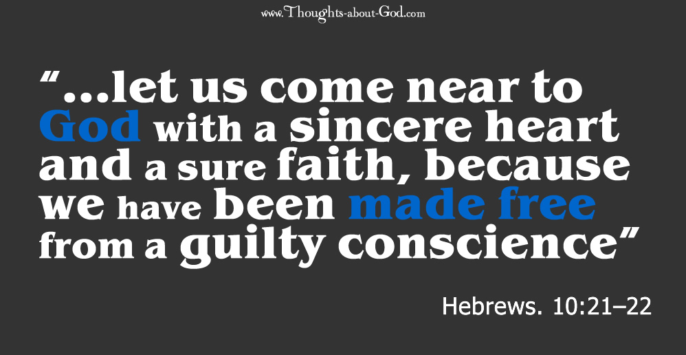 Hebrews 10:21-22.