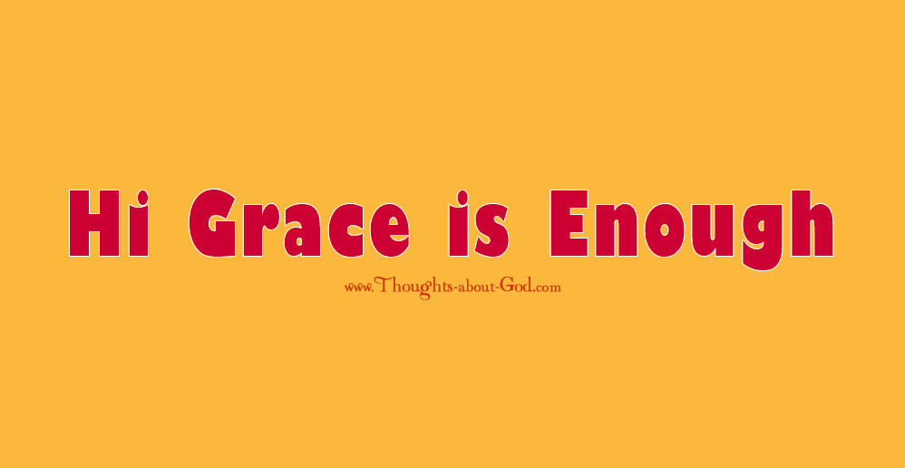 Devotional - God's Grace is Sufficient