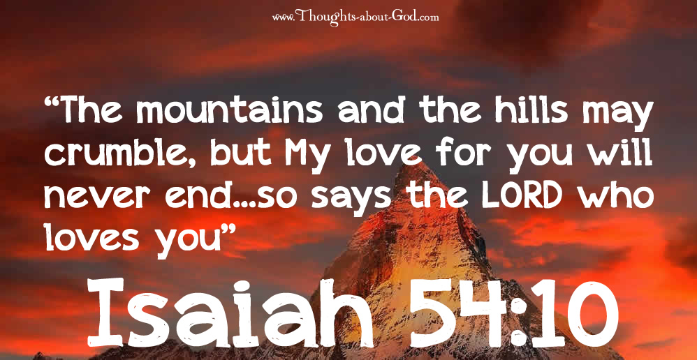 Isaiah 54:10 Holy Love