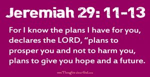 Jeremiah 29:11 Devotional on Hope