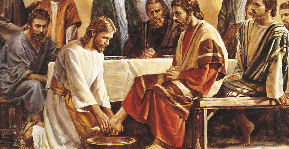 Jesus washing apostles feet