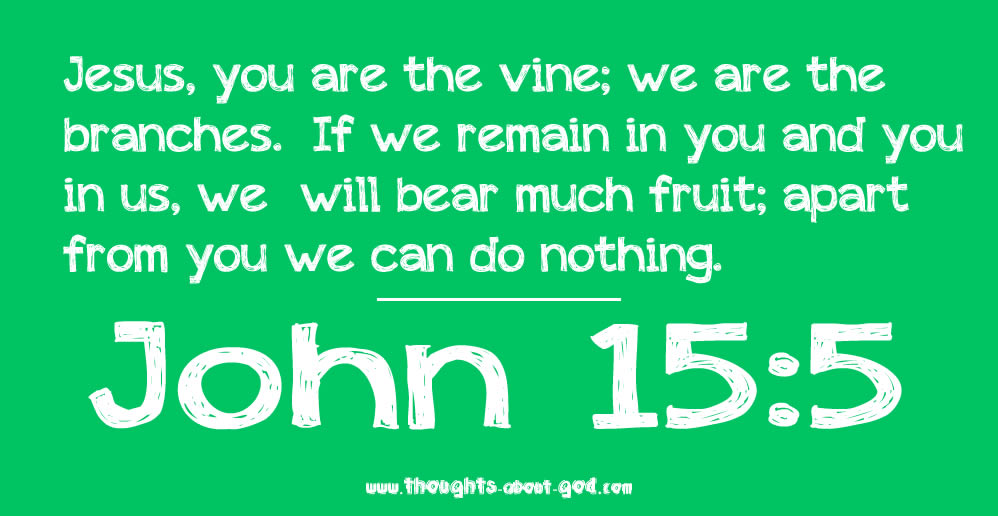 Devotional on John 15:5