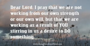 Prayer of response to God