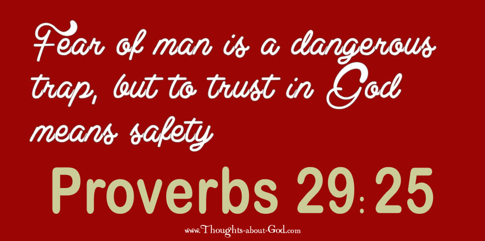 Devotional on Proverbs 29:25