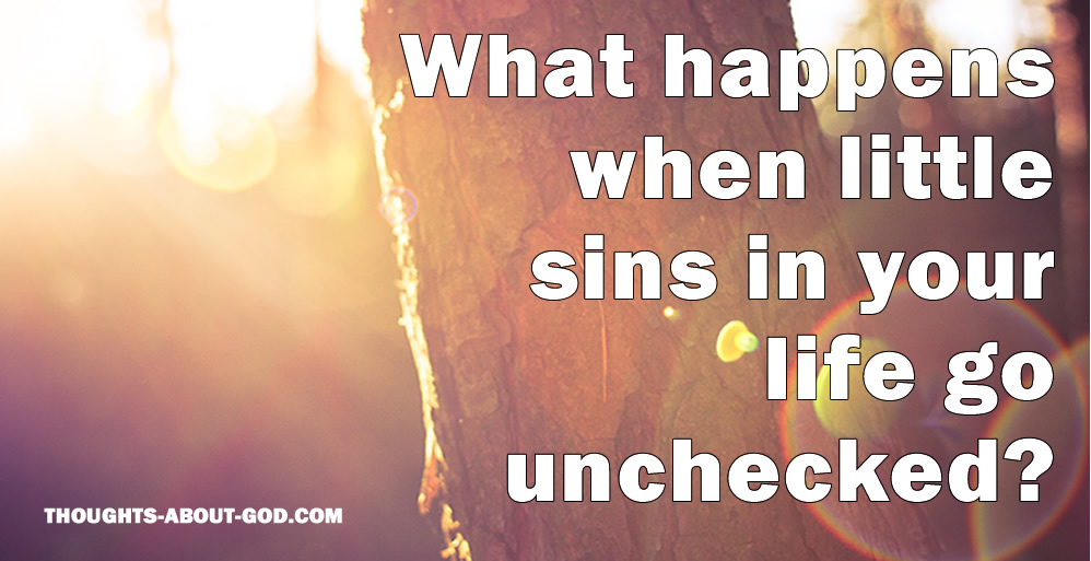 What happens when little sins in your life go unchecked?