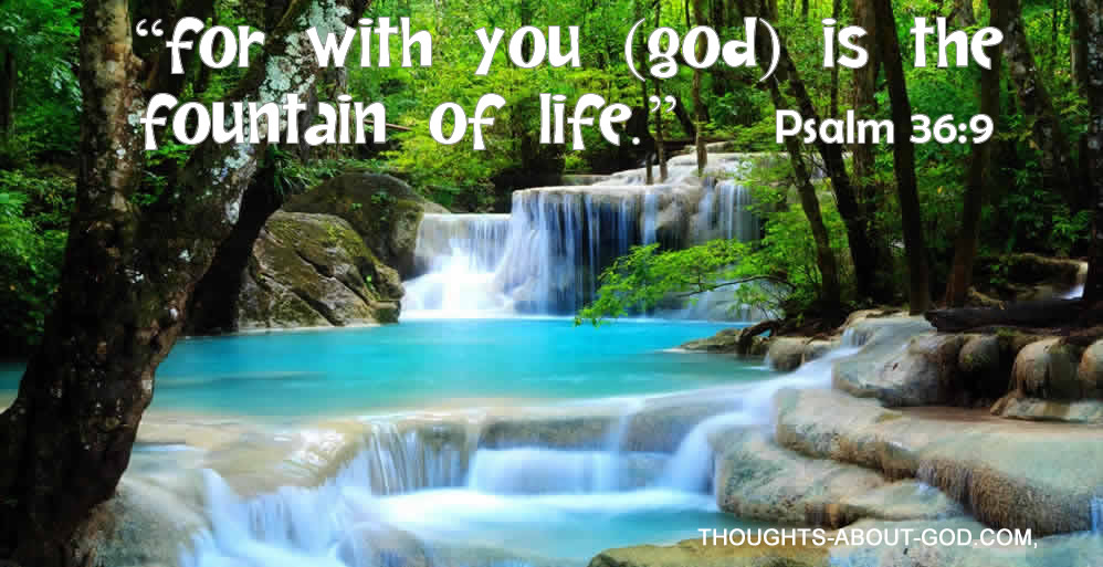 Fountain of Life Thoughts about God Daily Devotional Sylvia Gunter