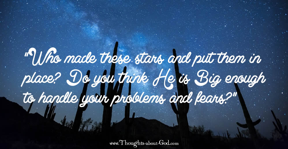 Stars - Is God Big enough for your fears? Devotional