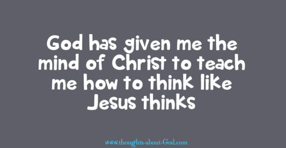Think Like Jesus Thinks