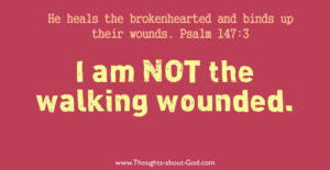 I am not the walking wounded