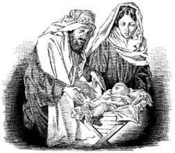 Christmas story nativity scene